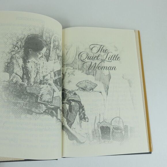 The Quiet Little Woman A Christmas Story by Louisa May Alcott Hardcover - Picture 8 of 10